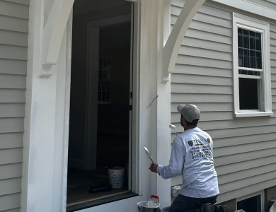 Exterior house painters